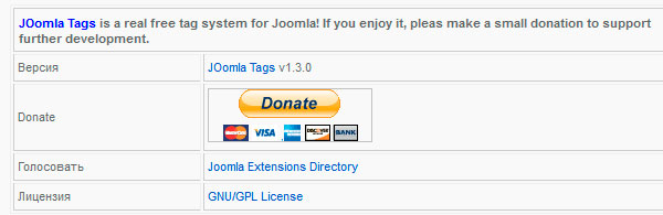 Joomla Tags – отличный компонент тегов для Joomla